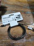 CABLE USB LIGHTNING MÉTAL