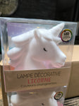 LAMPE DECORATIVE LICORNE COULEURS CHANGEANTES