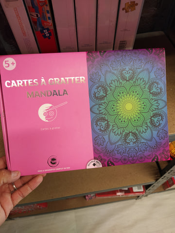 CARTE A GRATTER MANDALA