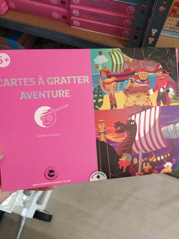 CARTES A GRATTER AVENTURE