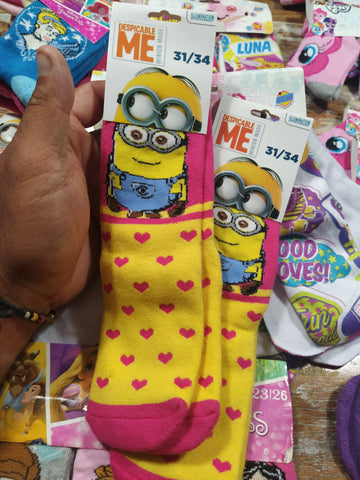 CHAUSSETTES MINIONS ANTI DÉRAPANTE 31/34