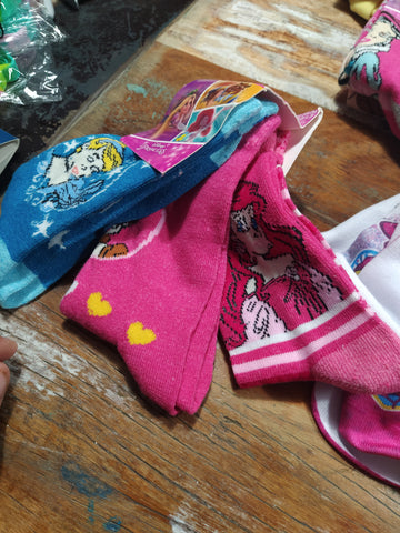 3 PAIRES DE CHAUSSETTES PRINCESSES 31/34