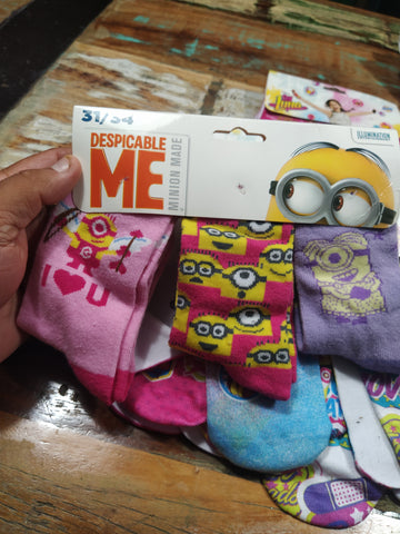 3 PAIRES DE CHAUSSETTES MINION 31/34