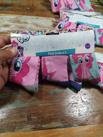 3 PAIRES DE CHAUSSETTES MY LITTLE PONY